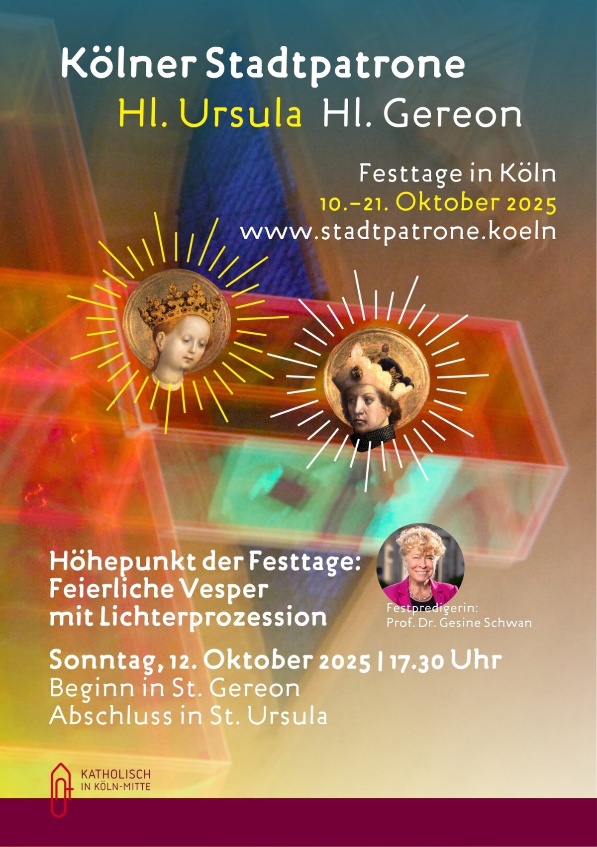 2025 Stadtpatrone Vesper Plakat
