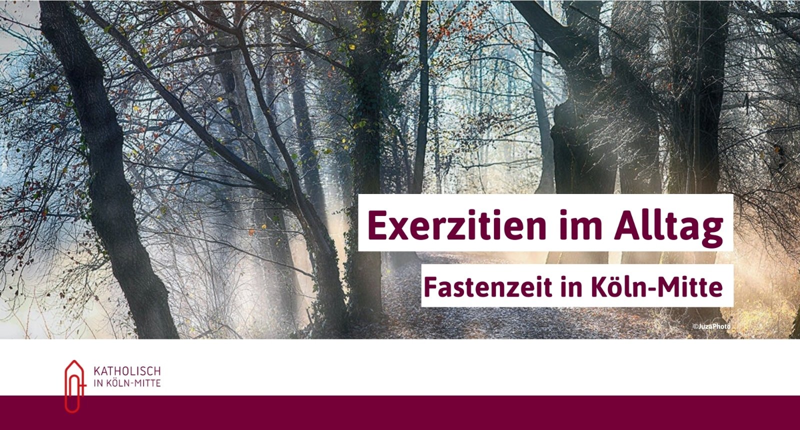 Exerzitien im Alltag Fastenzeit 2026 header