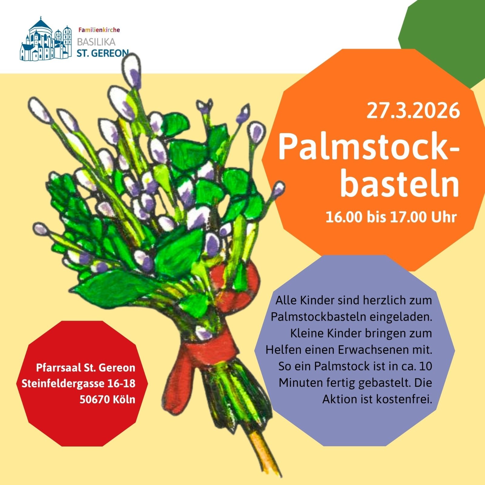Kachel Palmstock basteln