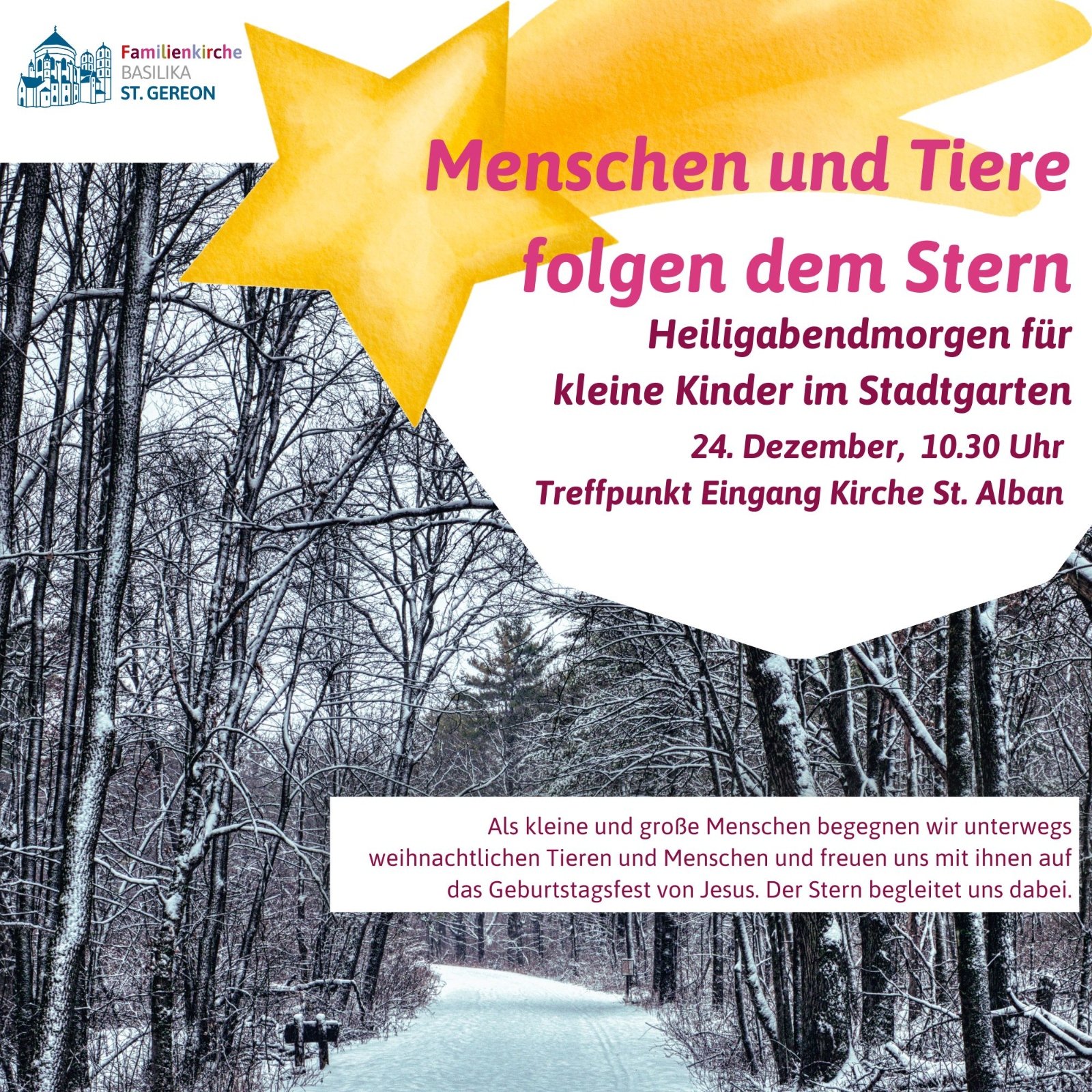 Kachel. Heiligabendmorgen im Stadtgarten (3)