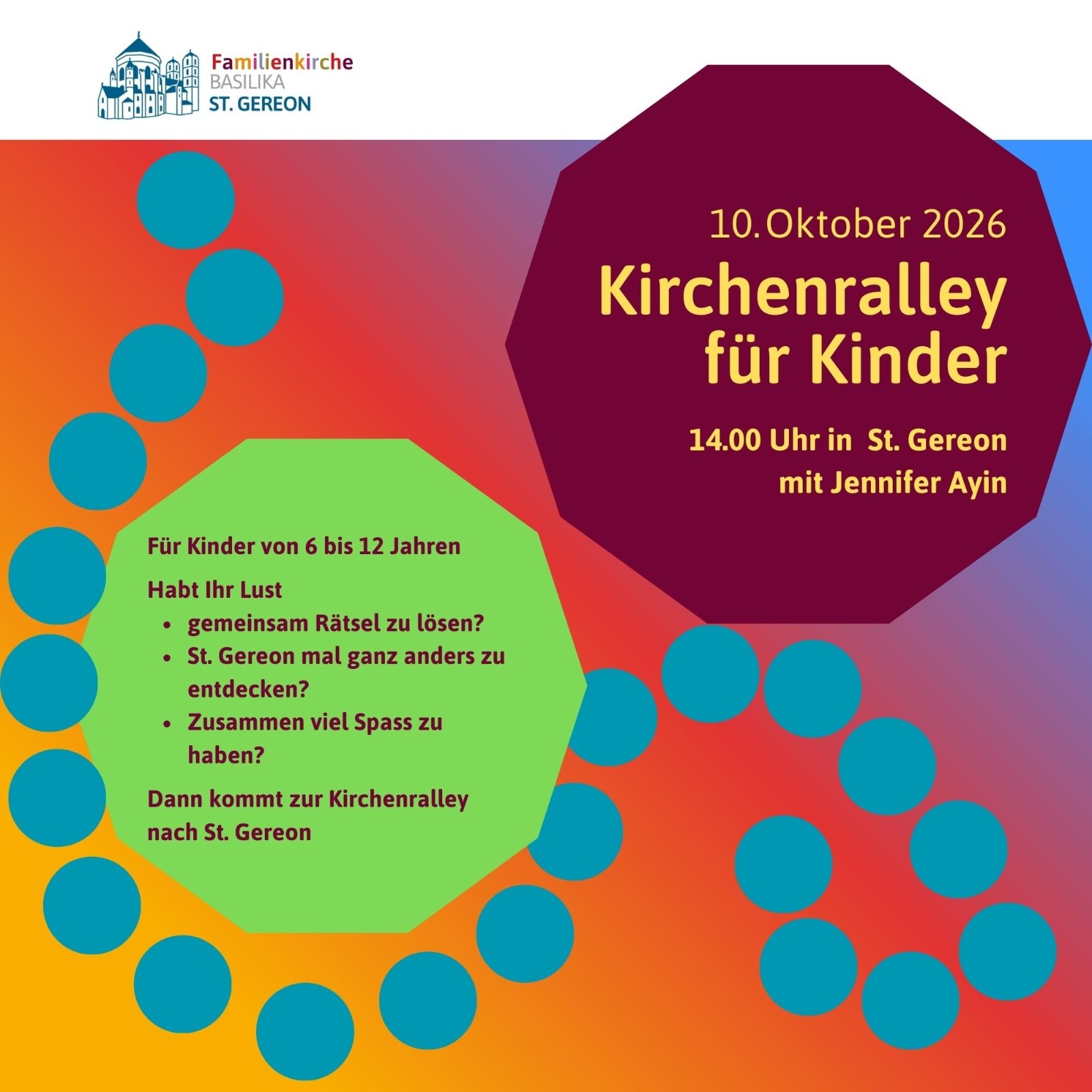 Kirchenralley (21 x 21 cm)